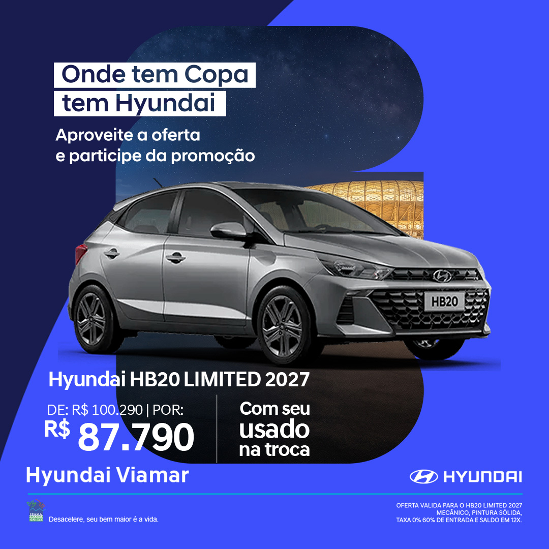 Oferta Hyundai HB20 Limited 2027 Condições